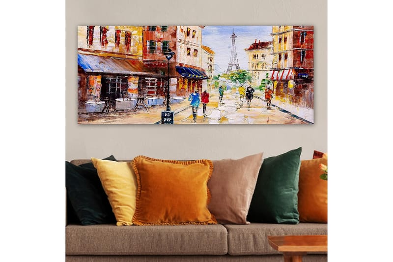 Canvasbillede YTY Buildings & Cityscapes Flerfarvet - 120x50 cm - Boligtilbehør - Billeder & kunst - Billeder på lærred