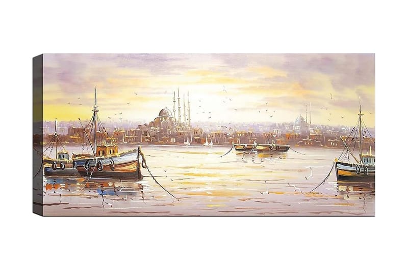 Canvasbillede YTY Buildings & Cityscapes Flerfarvet - 120x50 cm - Boligtilbehør - Billeder & kunst - Billeder på lærred
