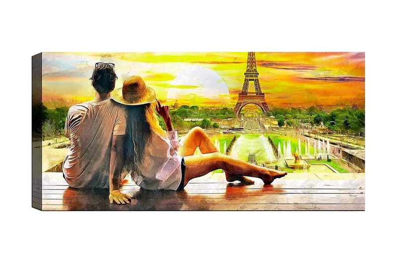 Canvasbillede YTY Buildings & Cityscapes Flerfarvet - 120x50 cm - Boligtilbehør - Billeder & kunst - Billeder på lærred