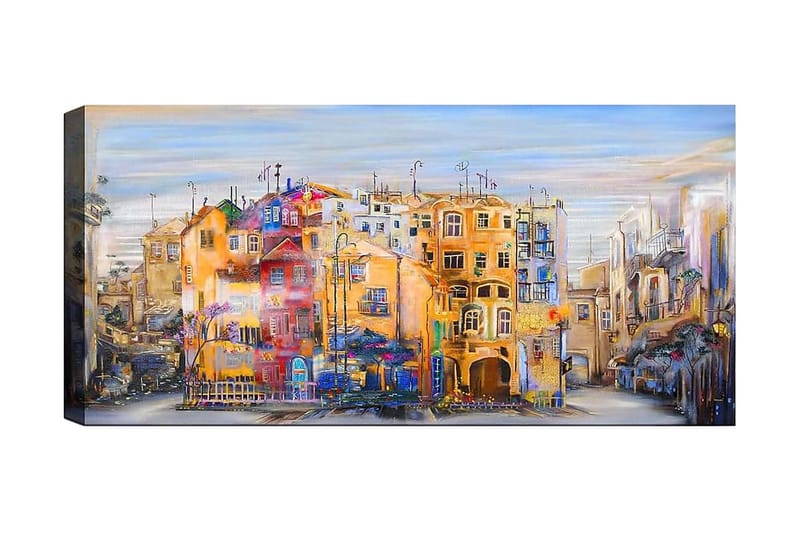Canvasbillede YTY Buildings & Cityscapes Flerfarvet - 120x50 cm - Boligtilbehør - Billeder & kunst - Billeder på lærred