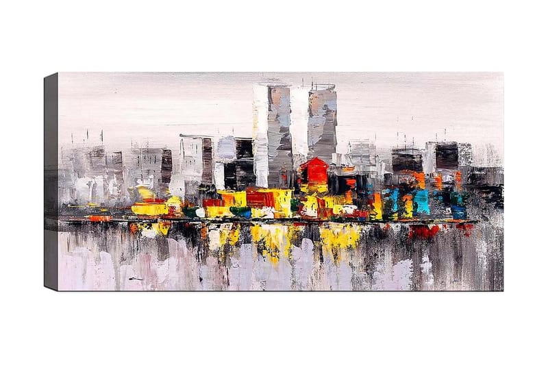 Canvasbillede YTY Buildings & Cityscapes Flerfarvet - 120x50 cm - Boligtilbehør - Billeder & kunst - Billeder på lærred