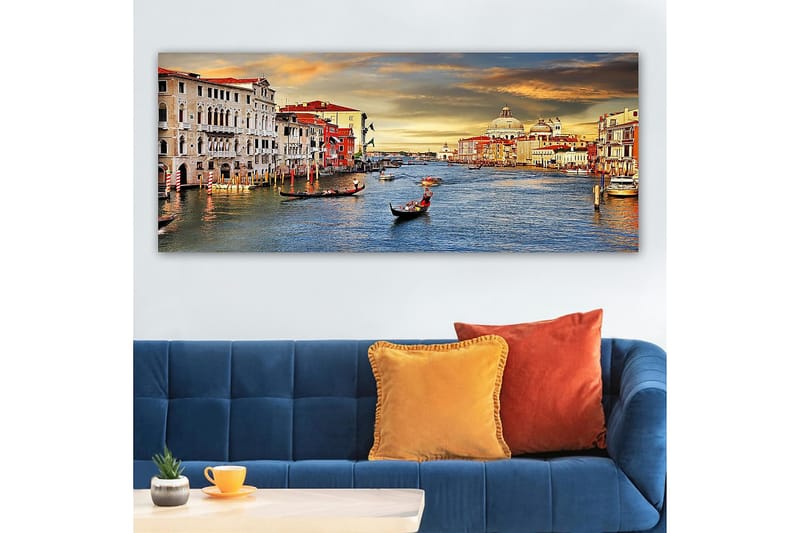 Canvasbillede YTY Buildings & Cityscapes Flerfarvet - 120x50 cm - Boligtilbehør - Billeder & kunst - Billeder på lærred