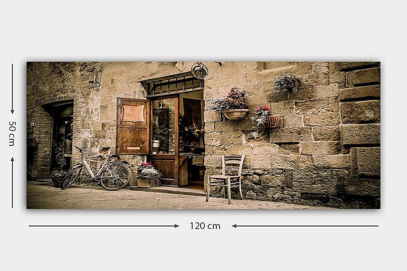 Canvasbillede YTY Buildings & Cityscapes Flerfarvet - 120x50 cm - Boligtilbehør - Billeder & kunst - Billeder på lærred