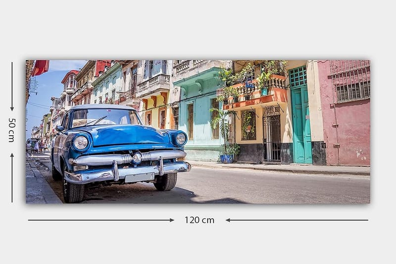 Canvasbillede YTY Buildings & Cityscapes Flerfarvet - 120x50 cm - Boligtilbehør - Billeder & kunst - Billeder på lærred