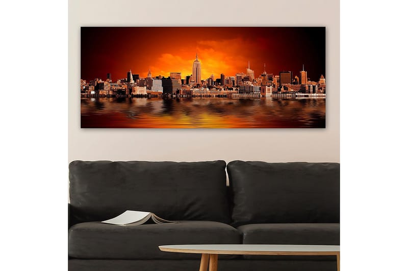Canvasbillede YTY Buildings & Cityscapes Flerfarvet - 120x50 cm - Boligtilbehør - Billeder & kunst - Billeder på lærred