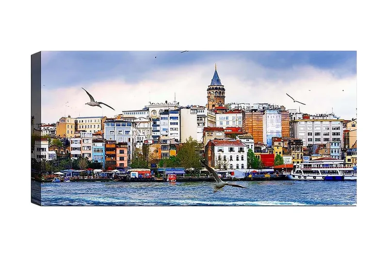 Canvasbillede YTY Buildings & Cityscapes Flerfarvet, 120x50 cm