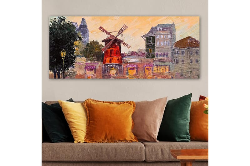 Canvasbillede YTY Buildings & Cityscapes Flerfarvet - 120x50 cm - Boligtilbehør - Billeder & kunst - Billeder på lærred