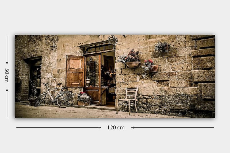 Canvasbillede YTY Buildings & Cityscapes Flerfarvet - 120x50 cm - Boligtilbehør - Billeder & kunst - Billeder på lærred