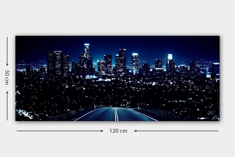 Canvasbillede YTY Buildings & Cityscapes Flerfarvet - 120x50 cm - Boligtilbehør - Billeder & kunst - Billeder på lærred