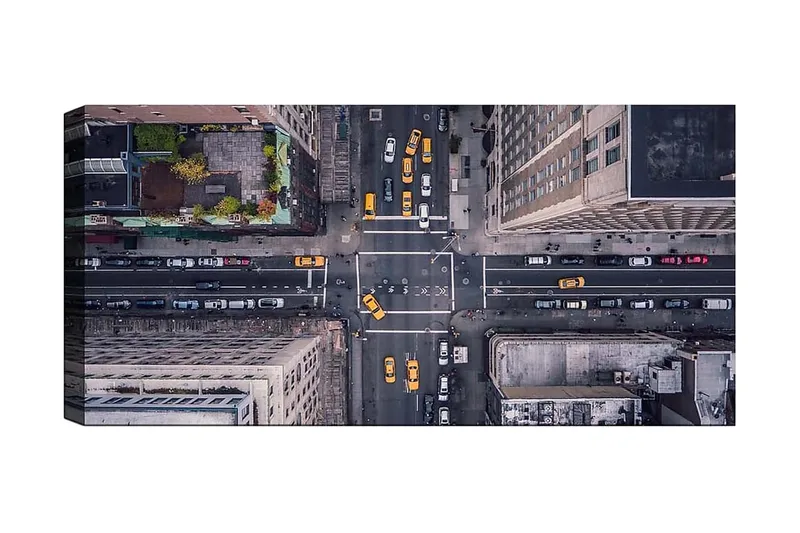 Canvasbillede YTY Buildings & Cityscapes Flerfarvet, 120x50 cm