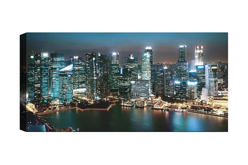 Canvasbillede YTY Buildings & Cityscapes Flerfarvet, 120x50 cm