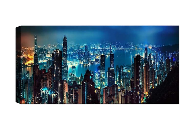 Canvasbillede YTY Buildings & Cityscapes Flerfarvet, 120x50 cm