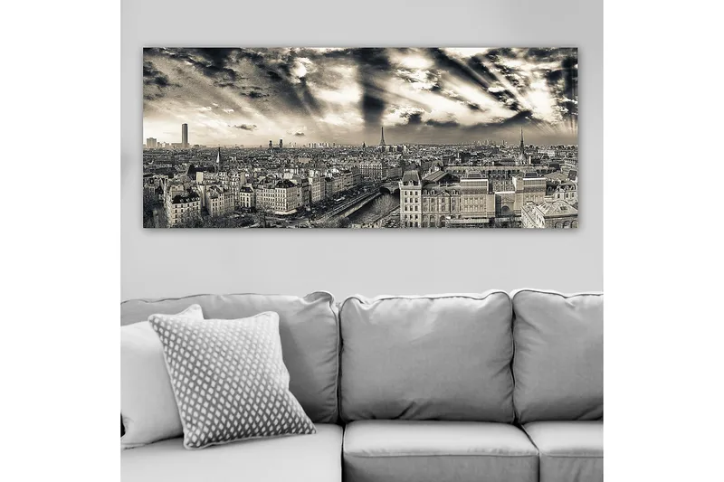 Canvasbillede YTY Buildings & Cityscapes Flerfarvet - 120x50 cm - Boligtilbehør - Billeder & kunst - Billeder på lærred