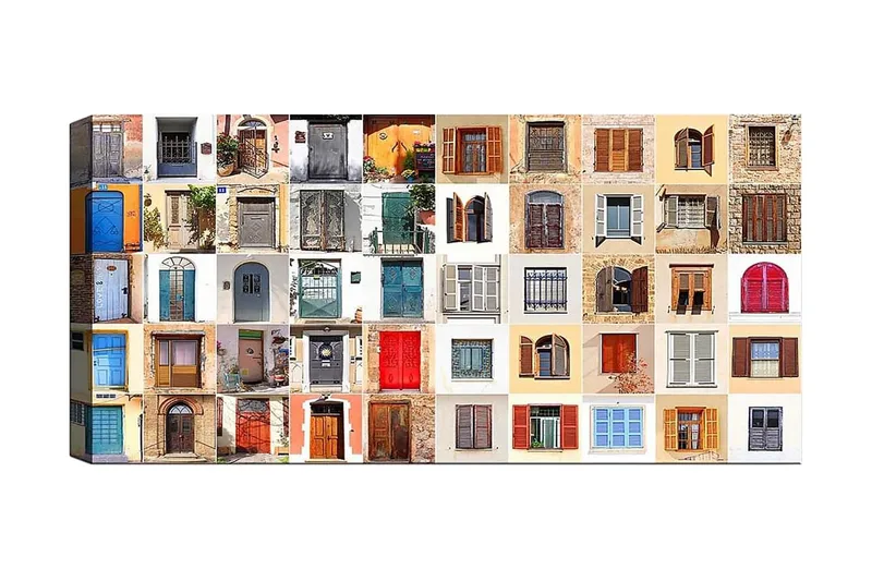 Canvasbillede YTY Buildings & Cityscapes Flerfarvet, 120x50 cm