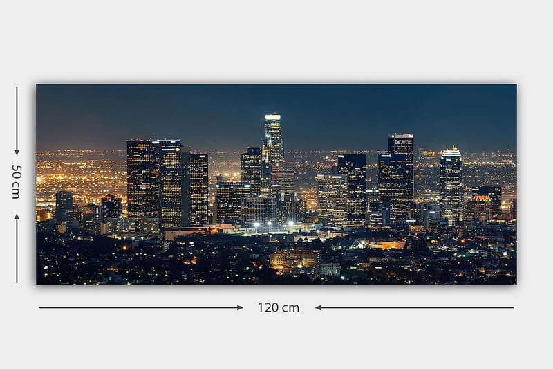 Canvasbillede YTY Buildings & Cityscapes Flerfarvet - 120x50 cm - Boligtilbehør - Billeder & kunst - Billeder på lærred