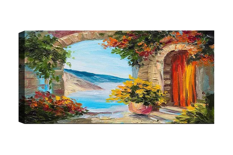 Canvasbillede YTY Buildings & Cityscapes Flerfarvet, 120x50 cm