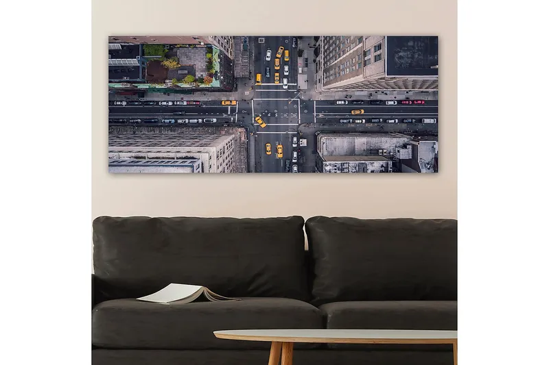Canvasbillede YTY Buildings & Cityscapes Flerfarvet - 120x50 cm - Boligtilbehør - Billeder & kunst - Billeder på lærred