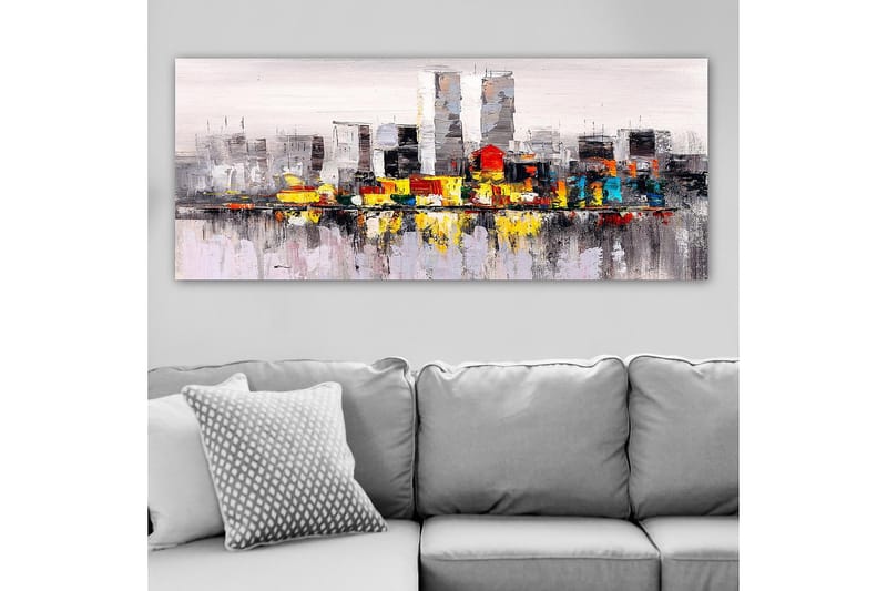 Canvasbillede YTY Buildings & Cityscapes Flerfarvet - 120x50 cm - Boligtilbehør - Billeder & kunst - Billeder på lærred