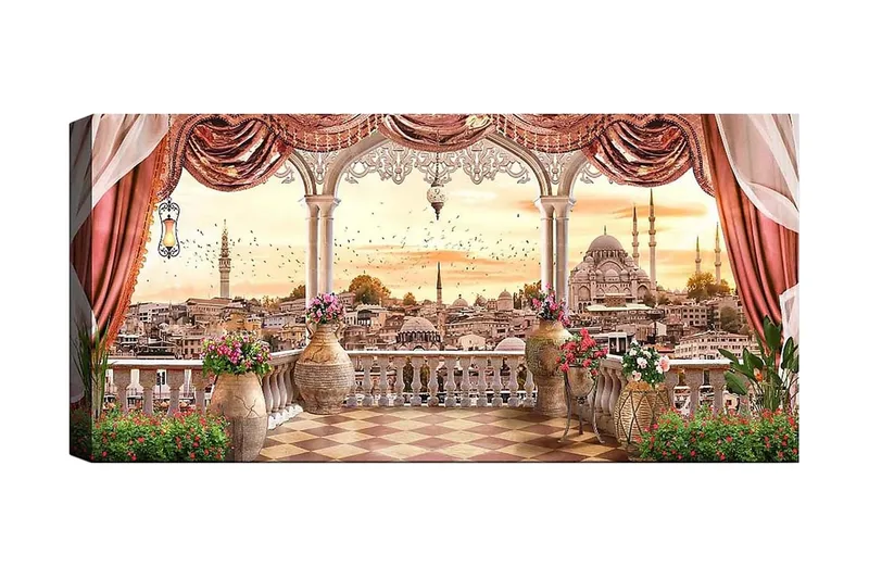 Canvasbillede YTY Buildings & Cityscapes Flerfarvet, 120x50 cm