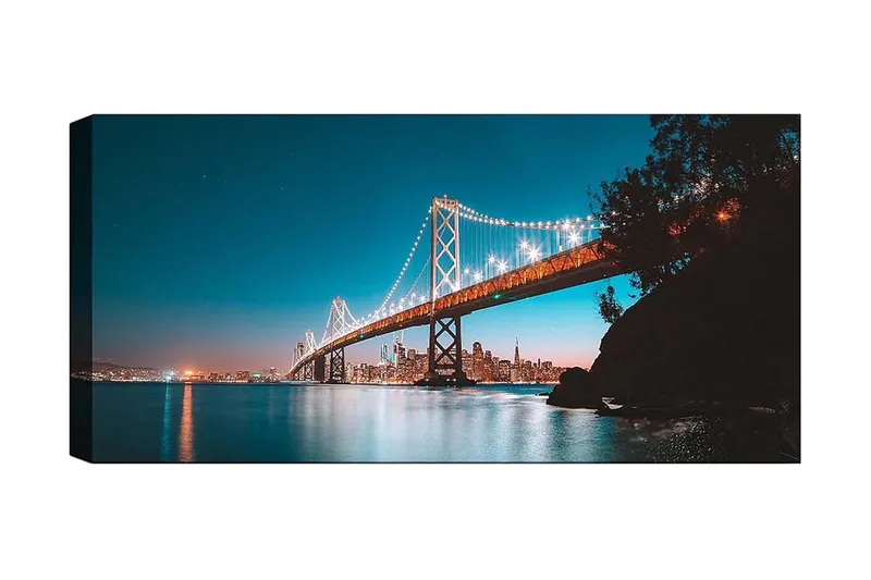 Canvasbillede YTY Buildings & Cityscapes Flerfarvet, 120x50 cm