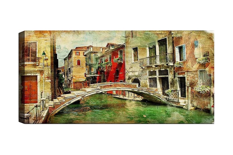 Canvasbillede YTY Cities & Countries Flerfarvet - 120x50 cm - Boligtilbehør - Billeder & kunst - Billeder på lærred