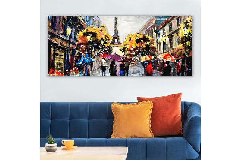 Canvasbillede YTY Cities & Countries Flerfarvet - 120x50 cm - Boligtilbehør - Billeder & kunst - Billeder på lærred