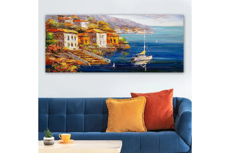 Canvasbillede YTY Cities & Countries Flerfarvet - 120x50 cm - Boligtilbehør - Billeder & kunst - Billeder på lærred