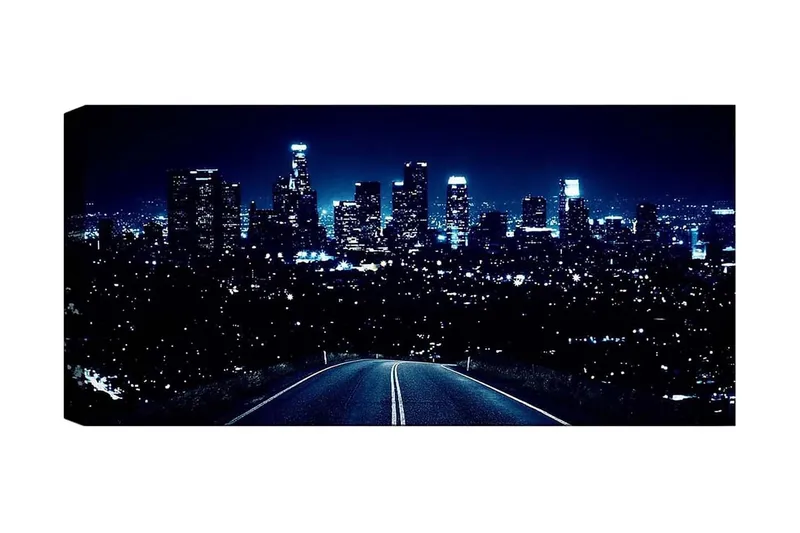 Canvasbillede YTY Cities & Countries Flerfarvet, 120x50 cm