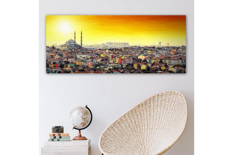 Canvasbillede YTY Cities & Countries Flerfarvet - 120x50 cm - Boligtilbehør - Billeder & kunst - Billeder på lærred
