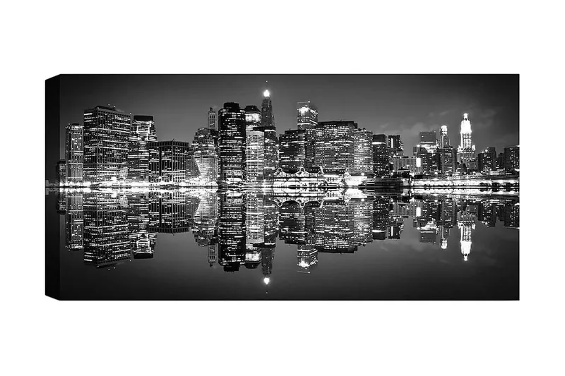 Canvasbillede YTY Cities & Countries Flerfarvet, 120x50 cm
