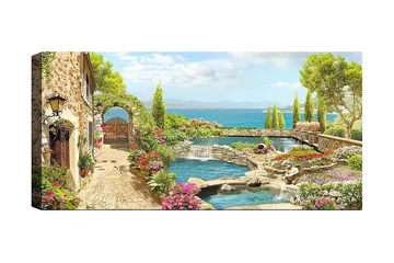 Canvasbillede YTY Cities & Countries Flerfarvet - 120x50 cm - Boligtilbehør - Billeder & kunst - Billeder på lærred