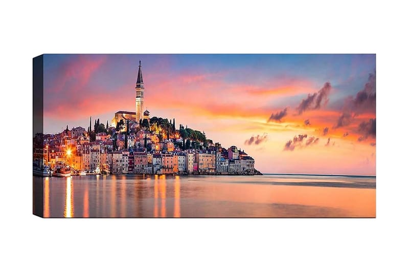 Canvasbillede YTY Cities & Countries Flerfarvet, 120x50 cm