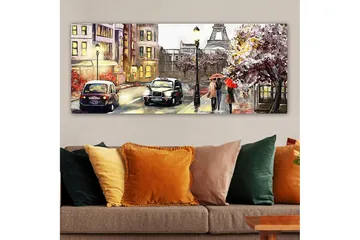 Canvasbillede YTY Cities & Countries Flerfarvet - 120x50 cm - Boligtilbehør - Billeder & kunst - Billeder på lærred