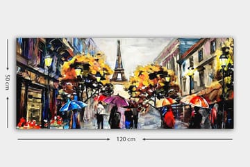 Canvasbillede YTY Cities & Countries Flerfarvet - 120x50 cm - Boligtilbehør - Billeder & kunst - Billeder på lærred