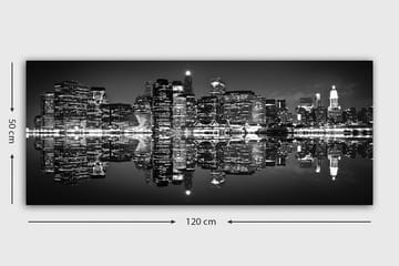 Canvasbillede YTY Cities & Countries Flerfarvet - 120x50 cm - Boligtilbehør - Billeder & kunst - Billeder på lærred