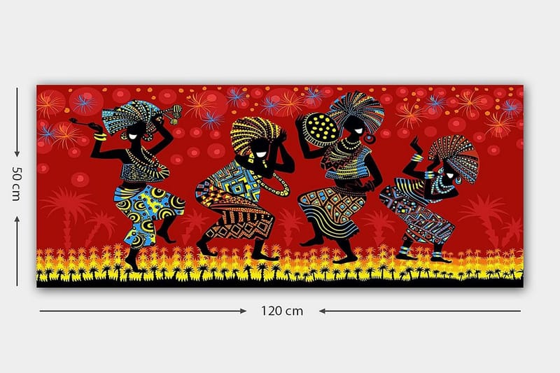 Canvasbillede YTY Culture Flerfarvet - 120x50 cm - Boligtilbehør - Billeder & kunst - Billeder på lærred