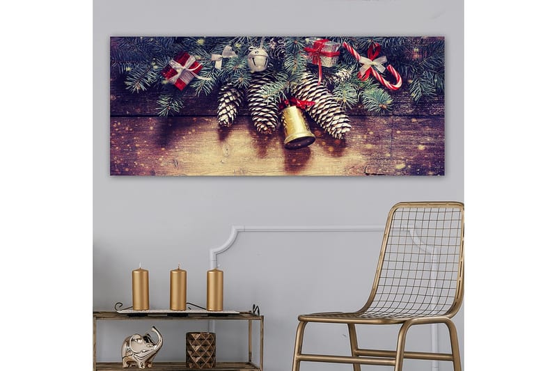 Canvasbillede YTY Floral & Botanical Flerfarvet - 120x50 cm - Boligtilbehør - Billeder & kunst - Billeder på lærred