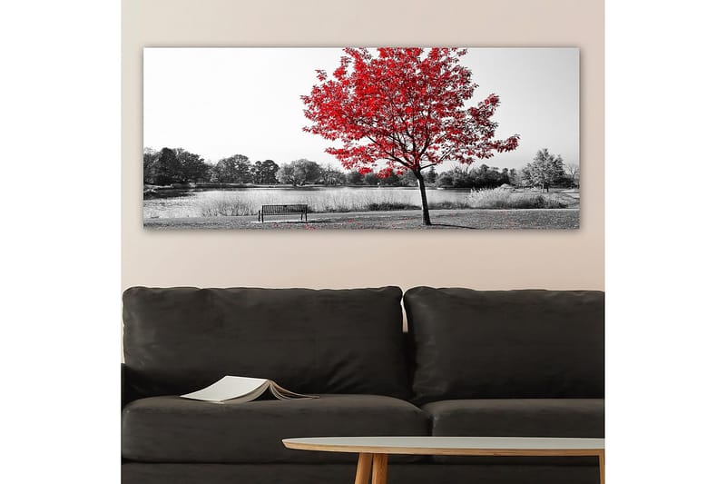 Canvasbillede YTY Floral & Botanical Flerfarvet - 120x50 cm - Boligtilbehør - Billeder & kunst - Billeder på lærred