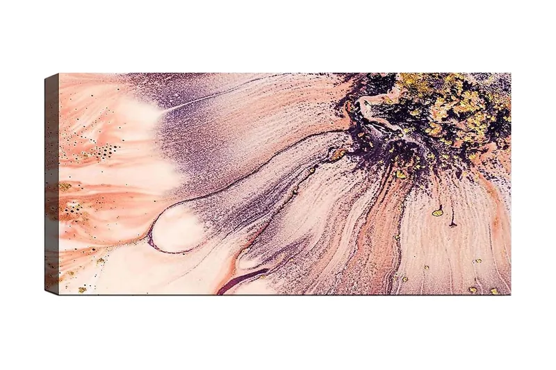 Canvasbillede YTY Floral & Botanical Flerfarvet, 120x50 cm