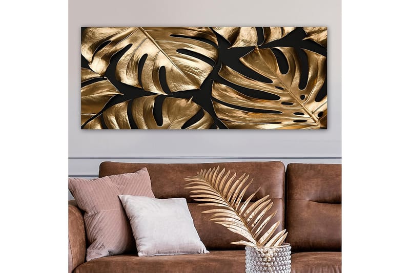 Canvasbillede YTY Floral & Botanical Flerfarvet - 120x50 cm - Boligtilbehør - Billeder & kunst - Billeder på lærred