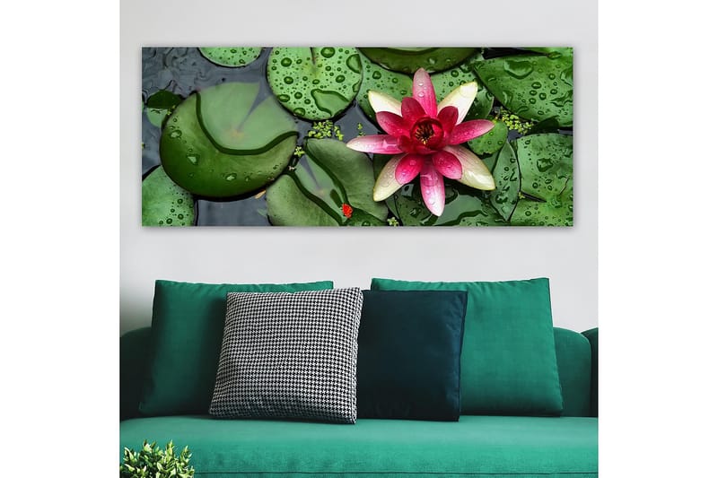 Canvasbillede YTY Floral & Botanical Flerfarvet - 120x50 cm - Boligtilbehør - Billeder & kunst - Billeder på lærred