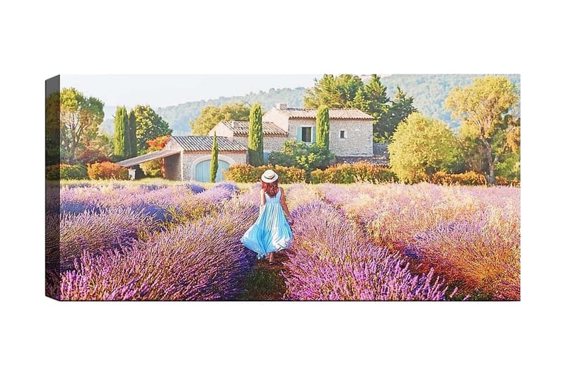 Canvasbillede YTY Floral & Botanical Flerfarvet - 120x50 cm - Boligtilbehør - Billeder & kunst - Billeder på lærred