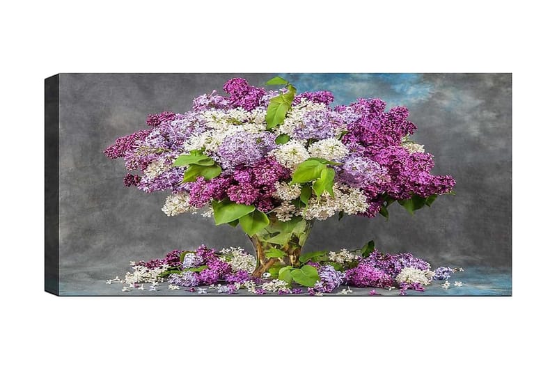Canvasbillede YTY Floral & Botanical Flerfarvet - 120x50 cm - Boligtilbehør - Billeder & kunst - Billeder på lærred