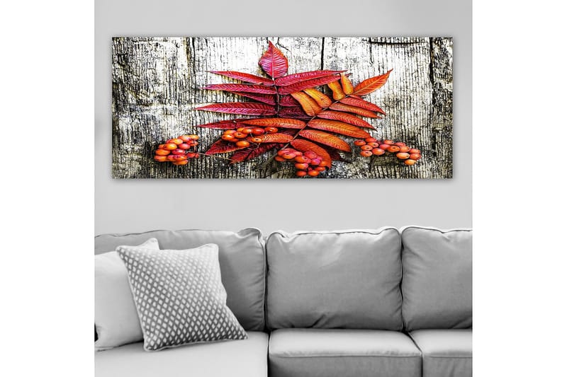 Canvasbillede YTY Floral & Botanical Flerfarvet - 120x50 cm - Boligtilbehør - Billeder & kunst - Billeder på lærred