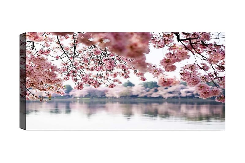 Canvasbillede YTY Floral & Botanical Flerfarvet - 120x50 cm - Boligtilbehør - Billeder & kunst - Billeder på lærred