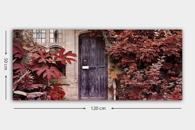 Canvasbillede YTY Floral & Botanical Flerfarvet - 120x50 cm - Boligtilbehør - Billeder & kunst - Billeder på lærred