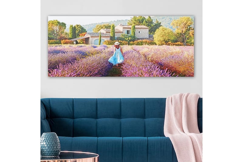 Canvasbillede YTY Floral & Botanical Flerfarvet - 120x50 cm - Boligtilbehør - Billeder & kunst - Billeder på lærred