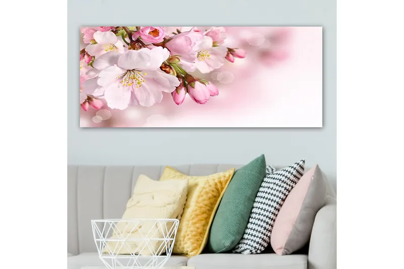 Canvasbillede YTY Floral & Botanical Flerfarvet - 120x50 cm - Boligtilbehør - Billeder & kunst - Billeder på lærred