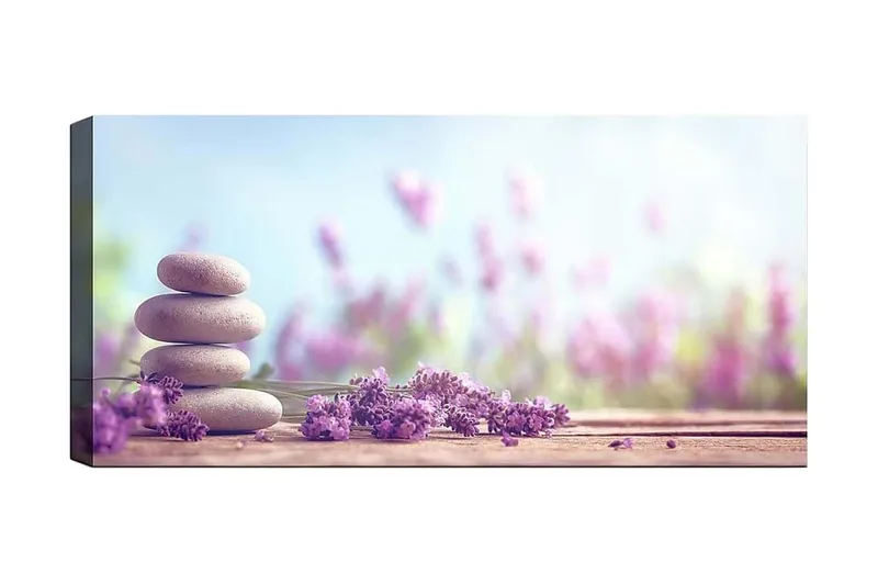 Canvasbillede YTY Floral & Botanical Flerfarvet, 120x50 cm