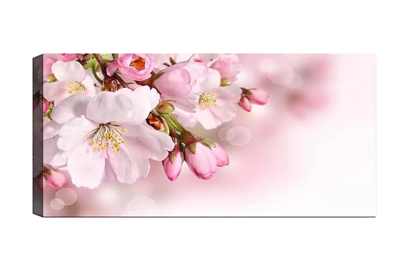 Canvasbillede YTY Floral & Botanical Flerfarvet, 120x50 cm